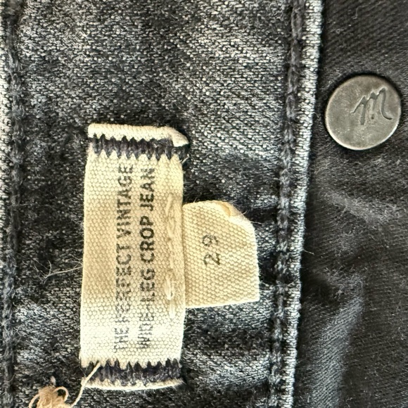 Madewell The Perfect Vintage Wide-Leg Crop Jean - Picture 11 of 12